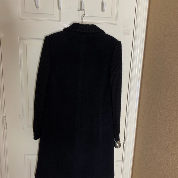 Bella Bicchi Women's classic Angora And Virgin Wool coat black Size 6 - Picture 11 of 13